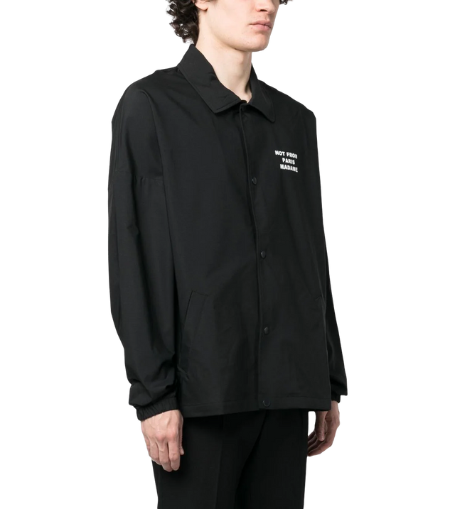 Jacke mit Slogan
