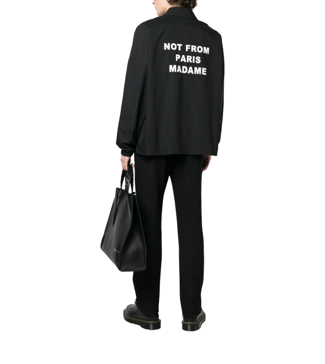 Jacke mit Slogan