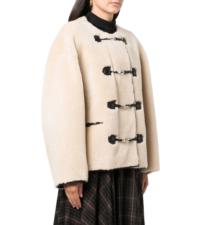 Teddy-Shearling-Jacke
