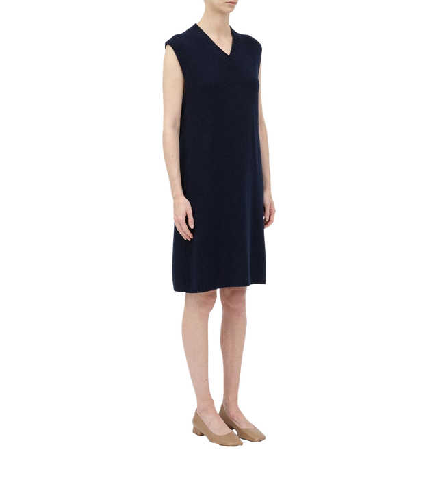 V-neck mini dress