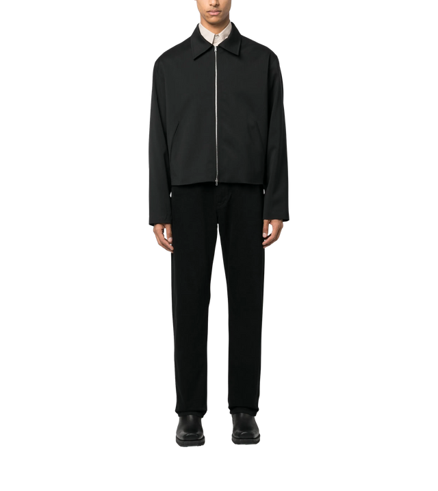 Bomberjacke mit klassischem Kragen