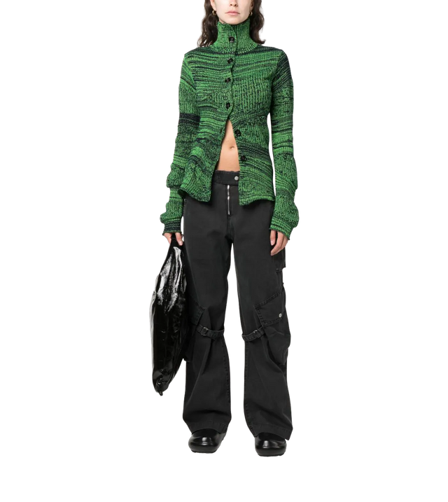 Cardigan mit verzerrter Optik