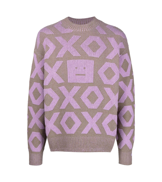 Pullover mit Face-Logo