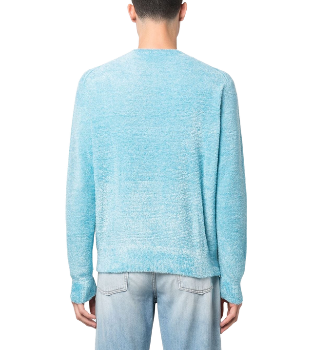 Strukturierter Pullover mit Logo