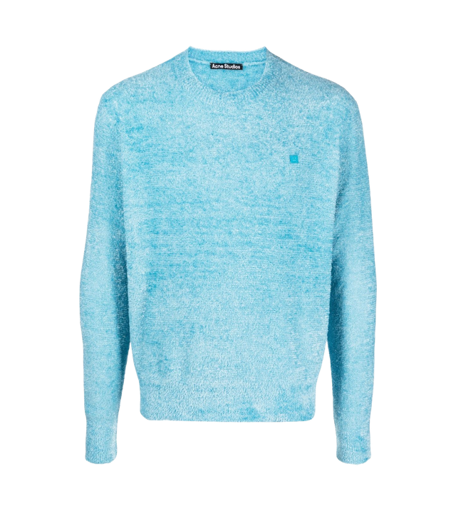 Strukturierter Pullover mit Logo
