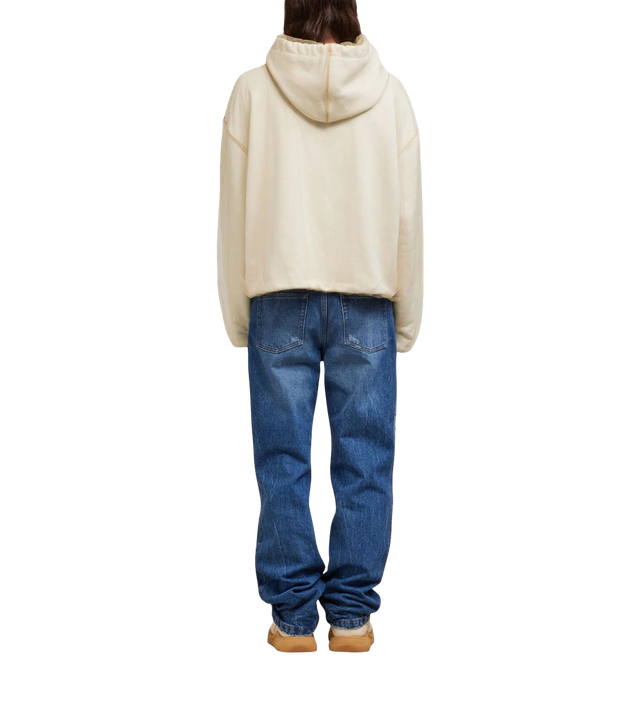 Kapuzenpullover mit Tüll und Stickerei