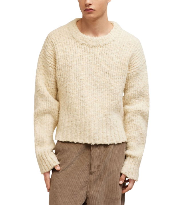 Texturierter Pullover