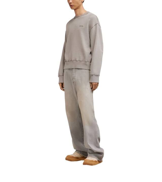 Ausgeblichener Pullover mit Logo