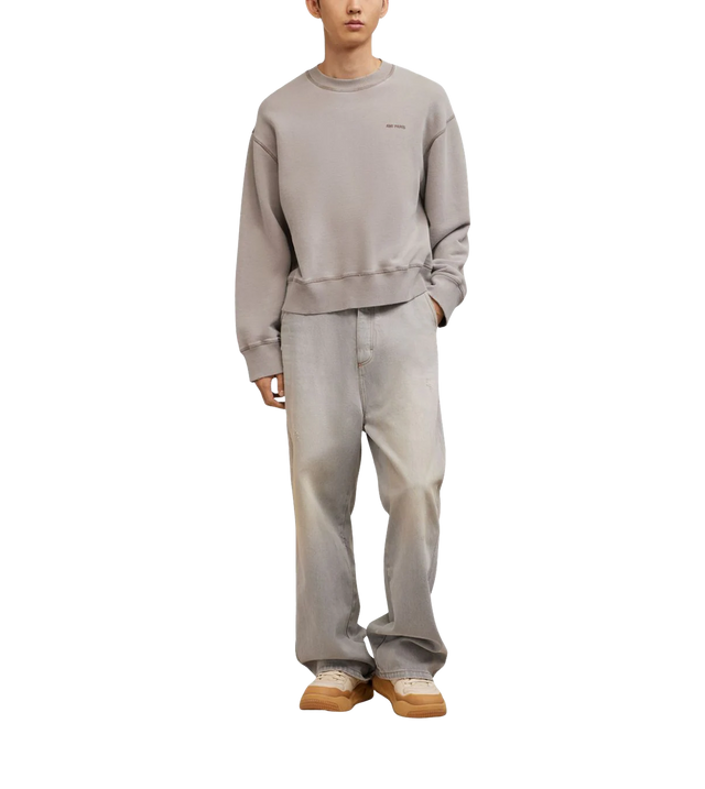 Ausgeblichener Pullover mit Logo