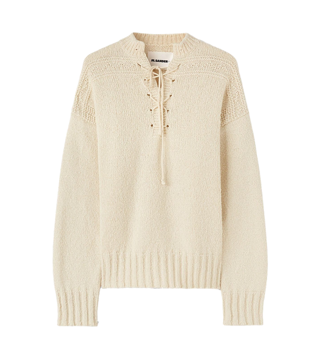 Pullover mit Schnürung