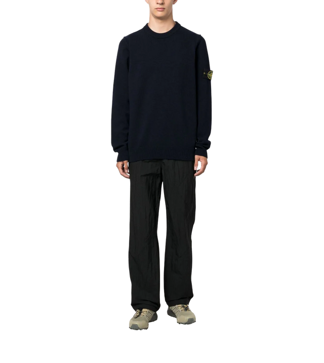 Strickpullover mit Patch
