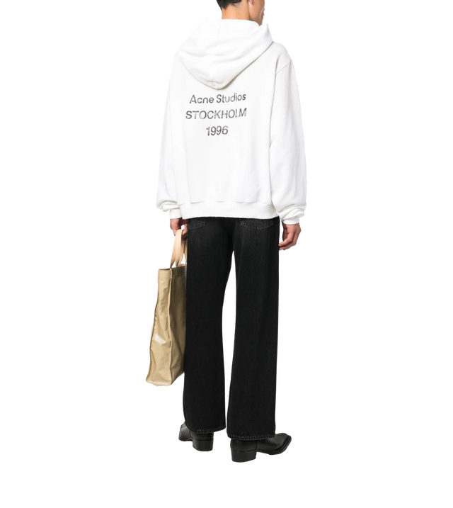 Lockerer Hoodie mit Schriftzug