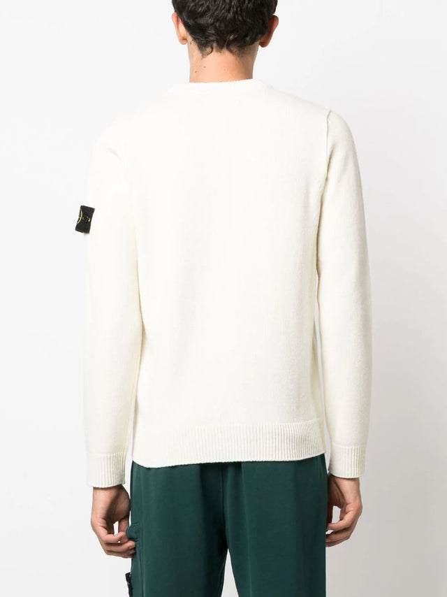 Strickpullover mit Patch