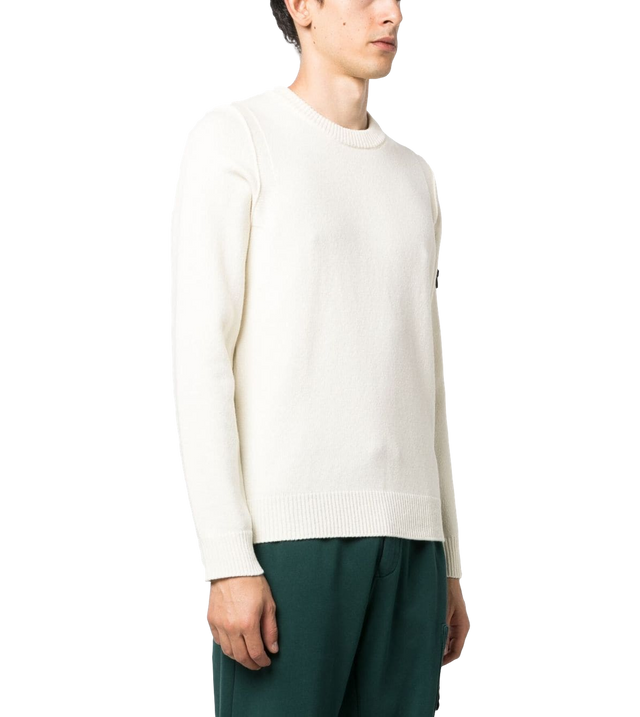 Strickpullover mit Patch