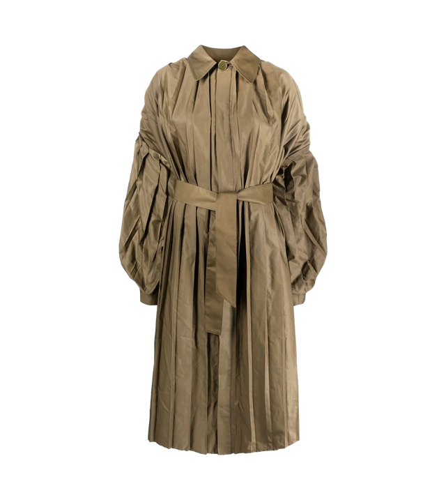 Faltiger Trenchcoat