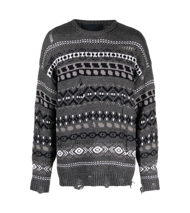 Strickpullover mit Distressed-Details