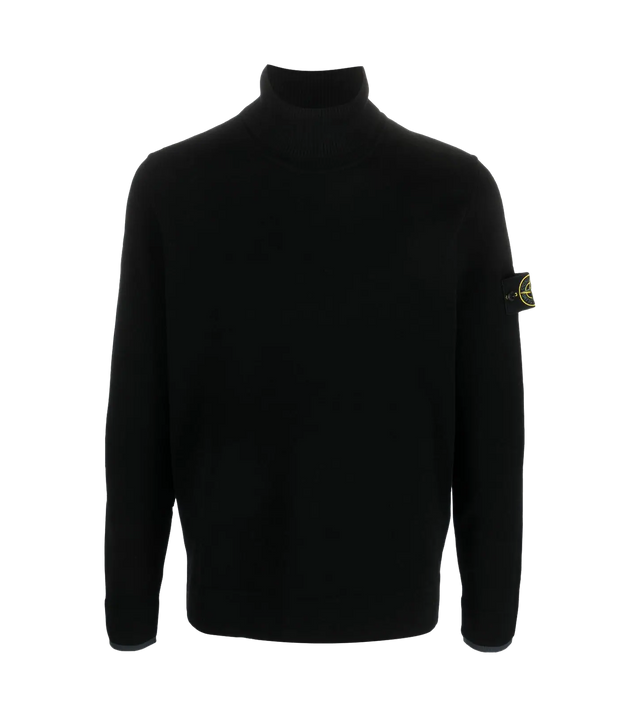 Pullover mit Rollkragen und Patch