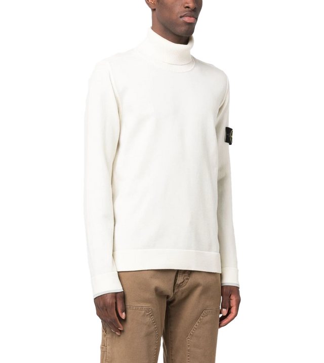 Pullover mit Rollkragen und Patch