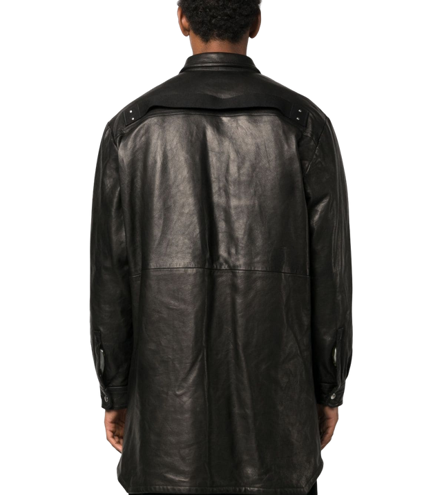 Jumbo Fogpocket Hemdjacke aus Leder