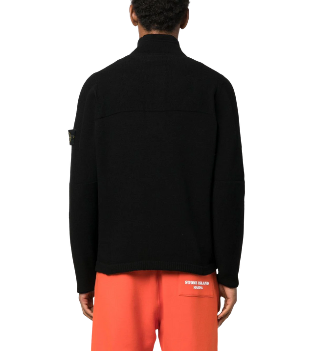 Strickpullover mit Patch