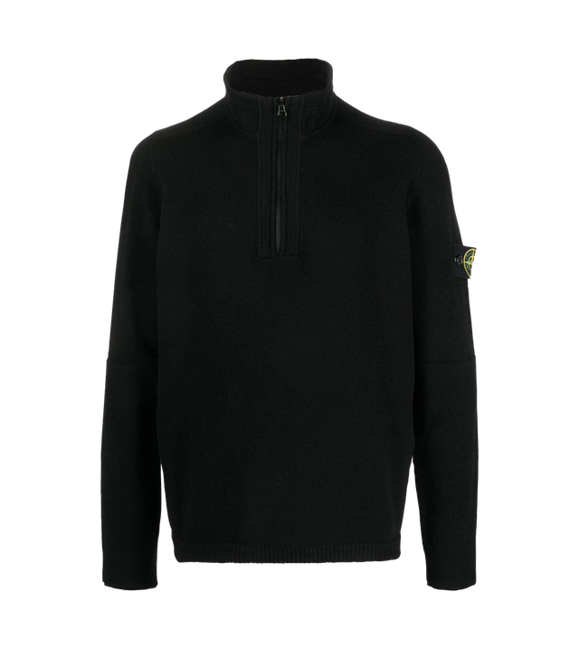 Strickpullover mit Patch