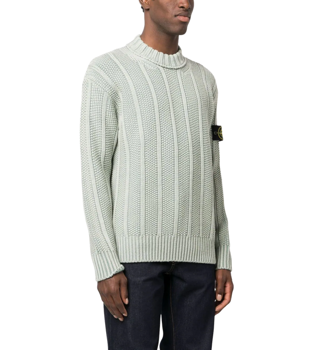 Strickpullover mit Patch
