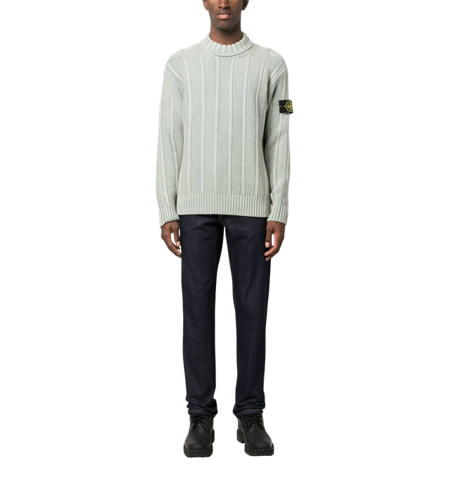 Strickpullover mit Patch