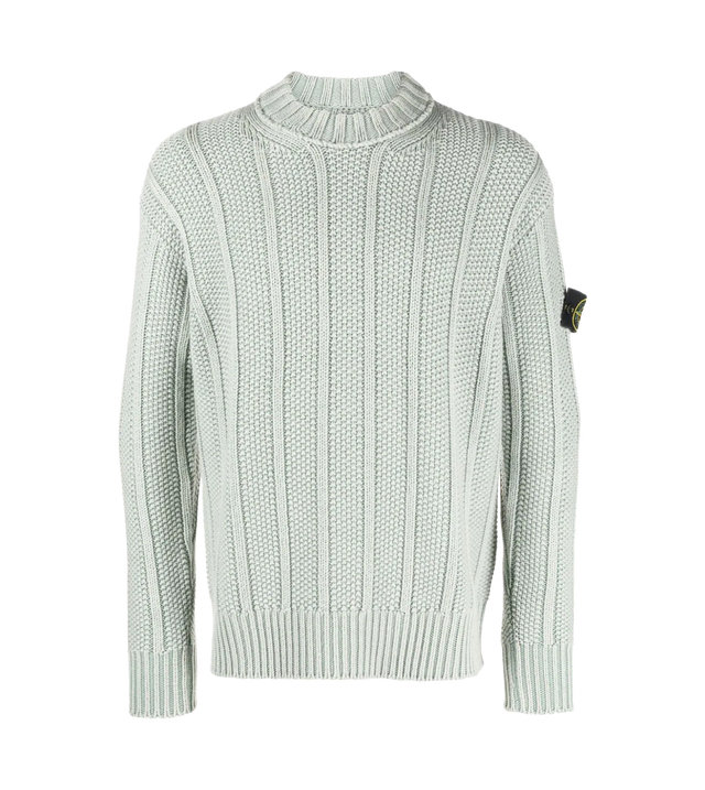 Strickpullover mit Patch
