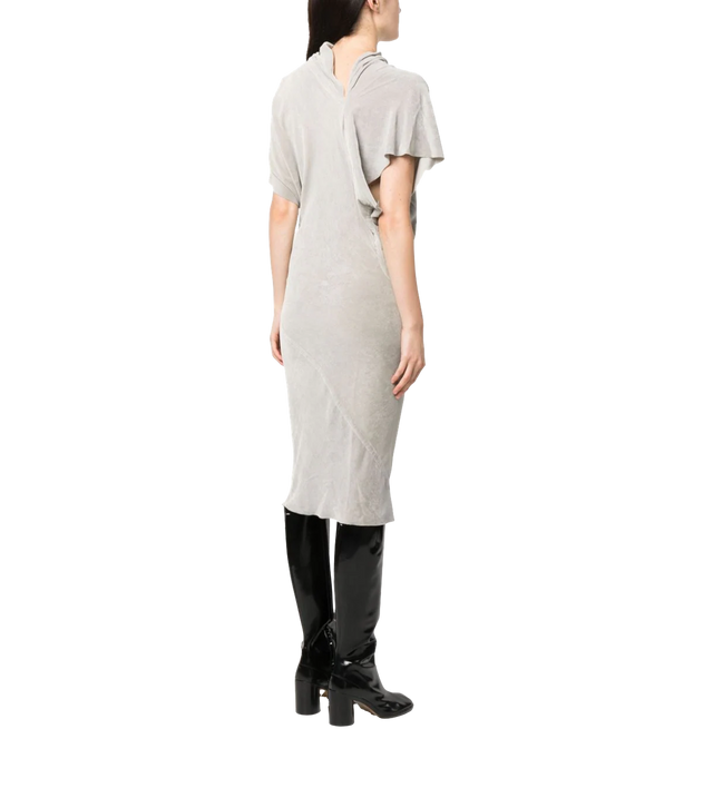 Asymmetric midi dress