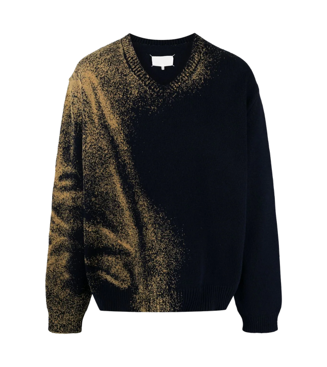 Strickpullover mit V-Ausschnitt