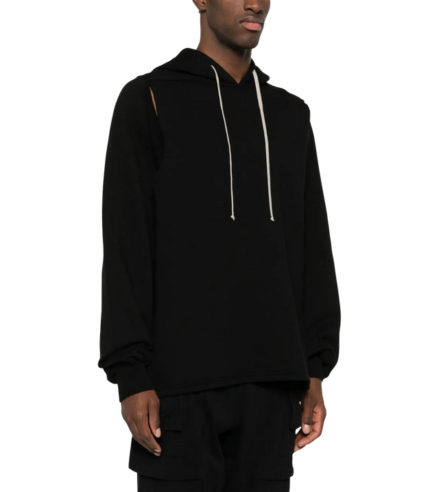 Kapuzenpullover mit Schlitzen