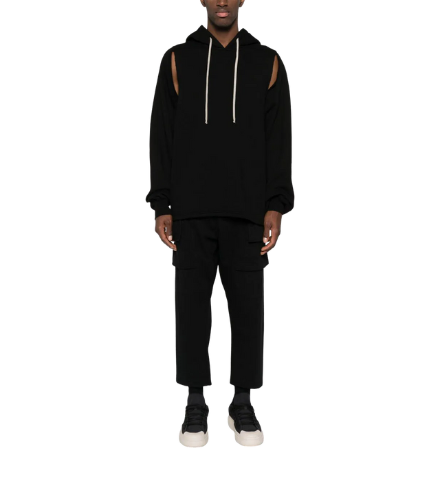 Kapuzenpullover mit Schlitzen