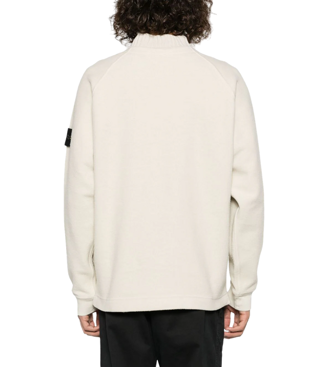 Pullover mit Stehkragen und Patch