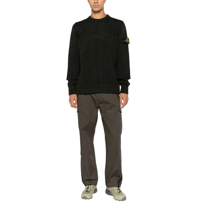 Strickpullover mit Patch
