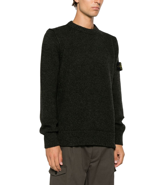 Strickpullover mit Patch