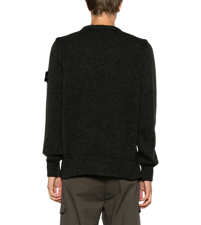 Strickpullover mit Patch