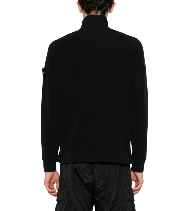 Pullover mit Stehkragen und Patch