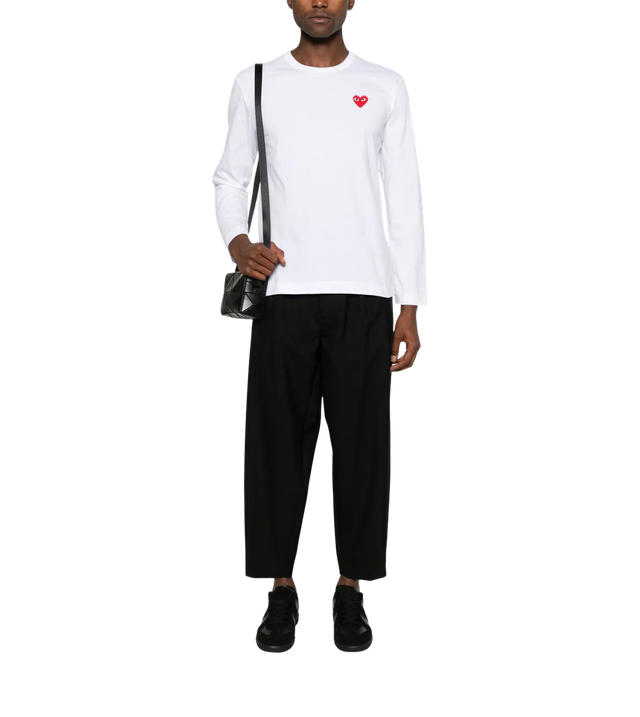 Langarmshirt mit Herz-Patch