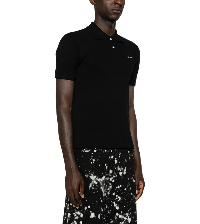 Poloshirt mit Herz-Patch