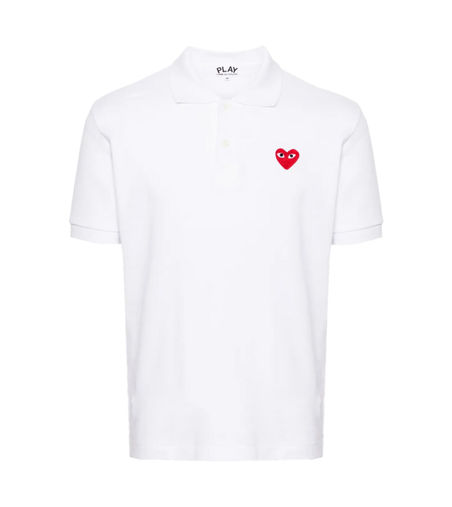 Poloshirt mit Herz-Patch