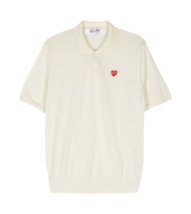 Poloshirt mit Herz-Patch