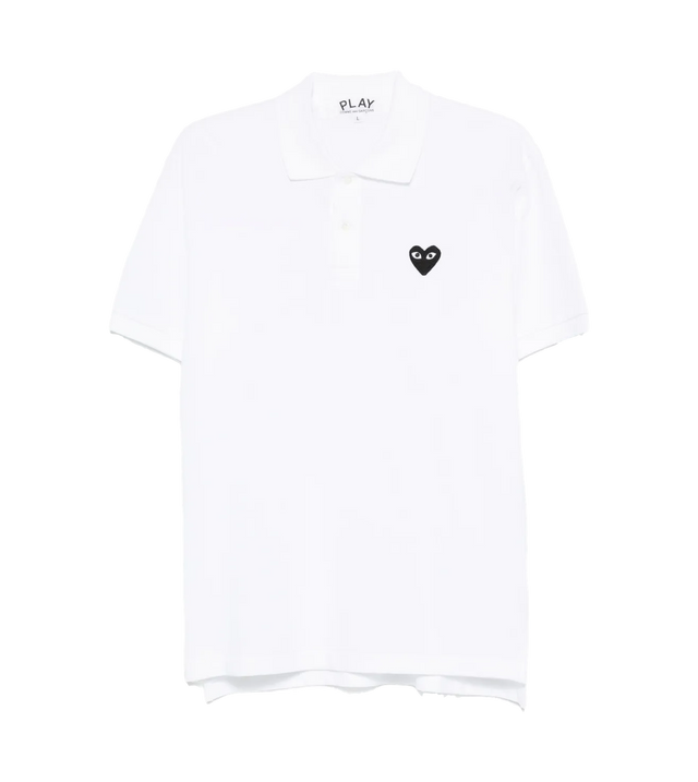 Poloshirt mit Herz-Patch