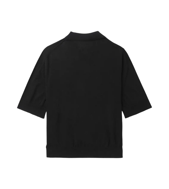 Knitted polo shirt