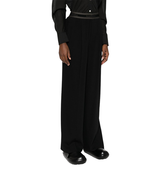 Straight-Leg-Hose mit Logo