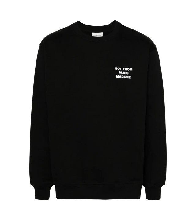 Sweatshirt with slogan