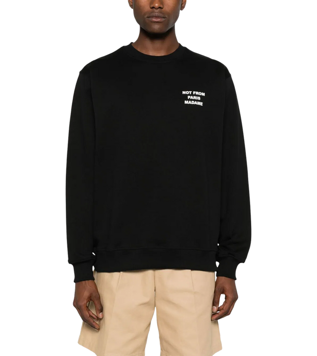 Sweatshirt with slogan