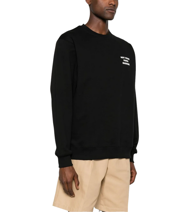 Sweatshirt with slogan