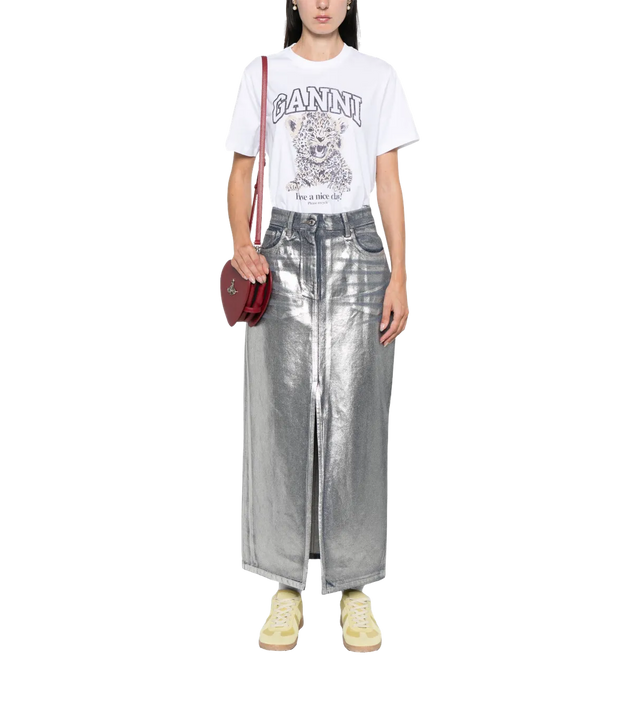 T-Shirt mit Leoparden-Print