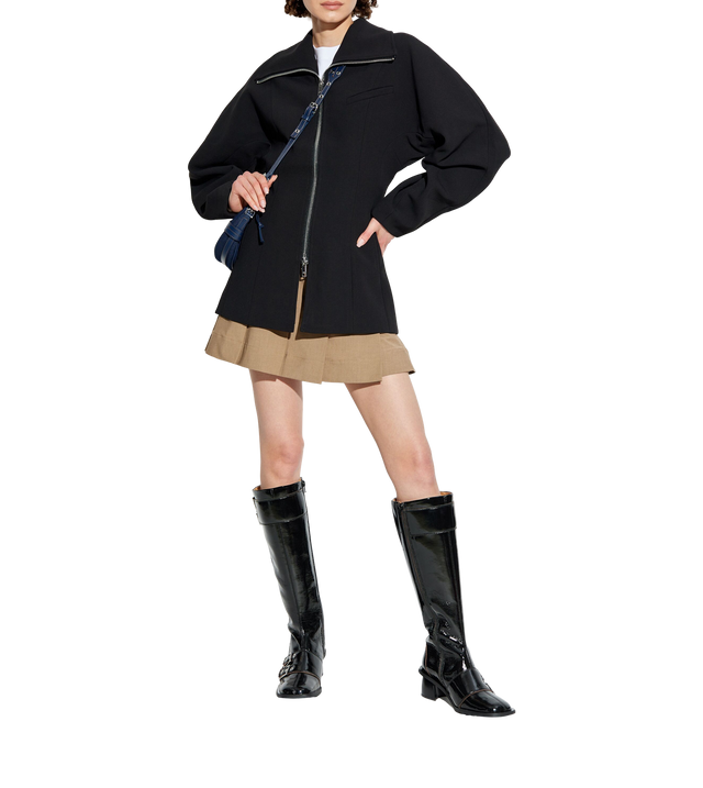 crepe jacket