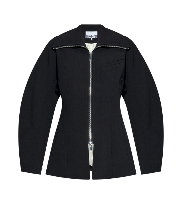 crepe jacket